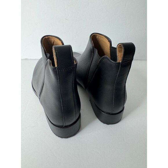 Nisola Eva Everyday Chelsea Boots Classic Ankle Black Leather Size 9 NEW - Picture 4 of 6